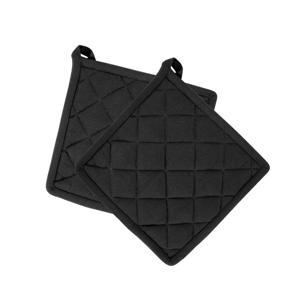 Bahne Interior Grydelapper, sort - 2 stk. - Bahne